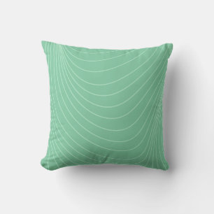 Coussin Tapisserie moderne en forme de vague concentrique