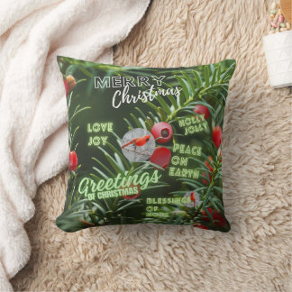 Coussin Tapisserie murale en bois