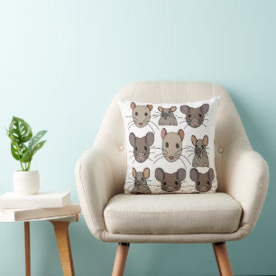 Coussin Tapisserie Rat Mouse Mice de conception originale