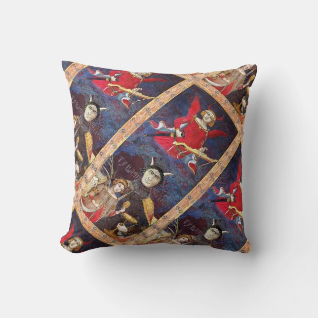 COUSSIN TAROTS DE RENAISSANCE ANTIQUE 15 / LE DIABLE (Recto)