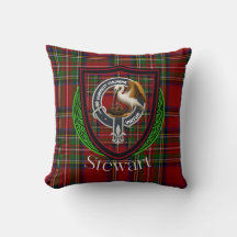 Tartan et blason du clan écossais Stewart