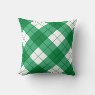 Coussin Tartan Plaid Jeu D'Oreillers