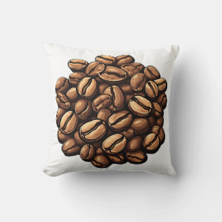Coussin Tas de grains de café
