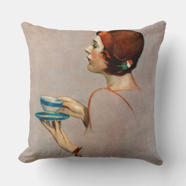 Coussin Tasse de Java (Recto)