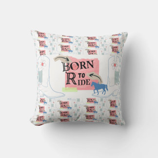 Coussin Tasse née pour monter pour elle