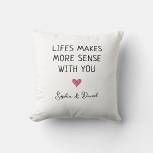 Coussin Tasse Personnalisée pour Couple La Vie a Plus de S