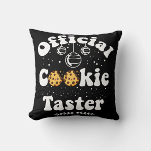 Coussin Tasteur de biscuits officiel Amoureux des biscuits