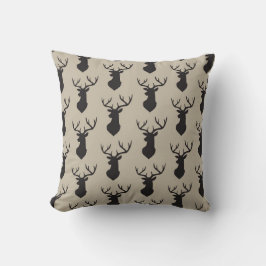Coussin Taupe Taupe à tête noire