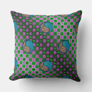Coussin Taureau & Coq d'Eau