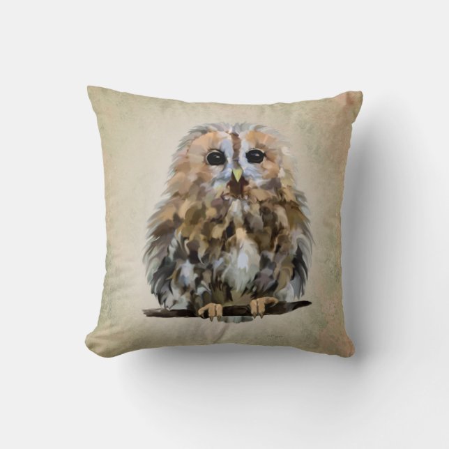 Coussin Tawny Owl (Recto)
