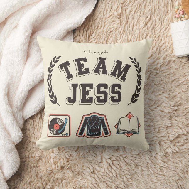 Coussin Team Jess Gilmore Girls Design (Couverture)