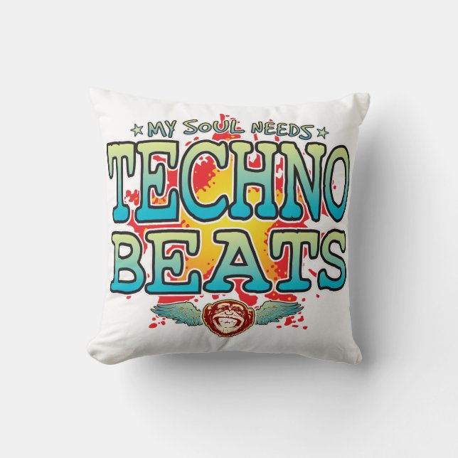 Coussin Techno bat Soul Cushion (Recto)