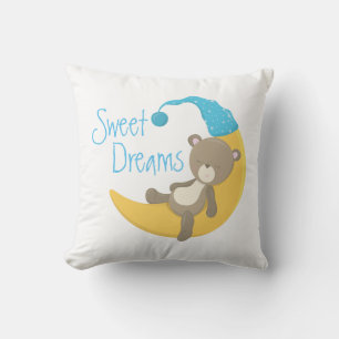 Coussin Teddy Bear sur Crescent Moon Nursery