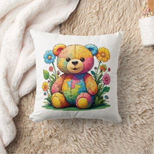 Coussin Teddy_design.no.3- par Maaya Prints,
