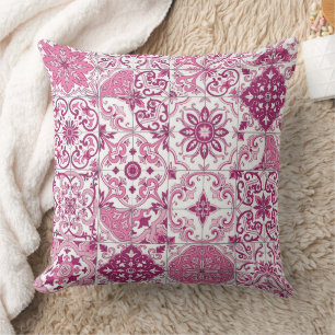 Coussin Teintes méditerranéennes/ Azulejos