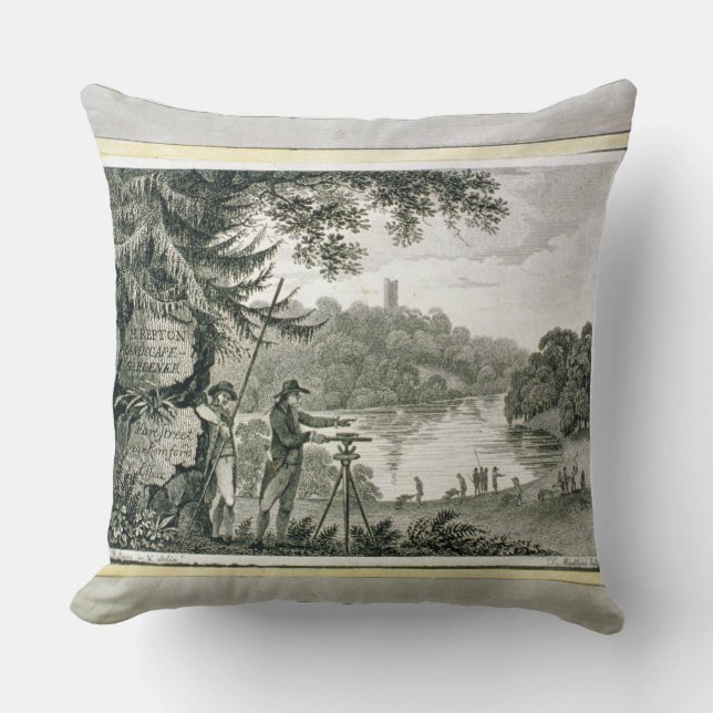 Coussin Télécarte de Humphrey Repton, gravée par Thoma (Recto)