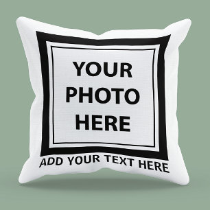 Coussin Télécharger l'image et ajouter du texte – Personna