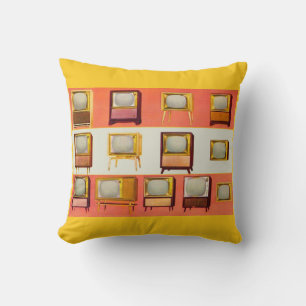 Coussin Téléviseurs imprimés en 1956