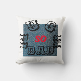 COUSSIN TELLEMENT DE PAPA -NOIR-ROUGE-BLEU- JETTE