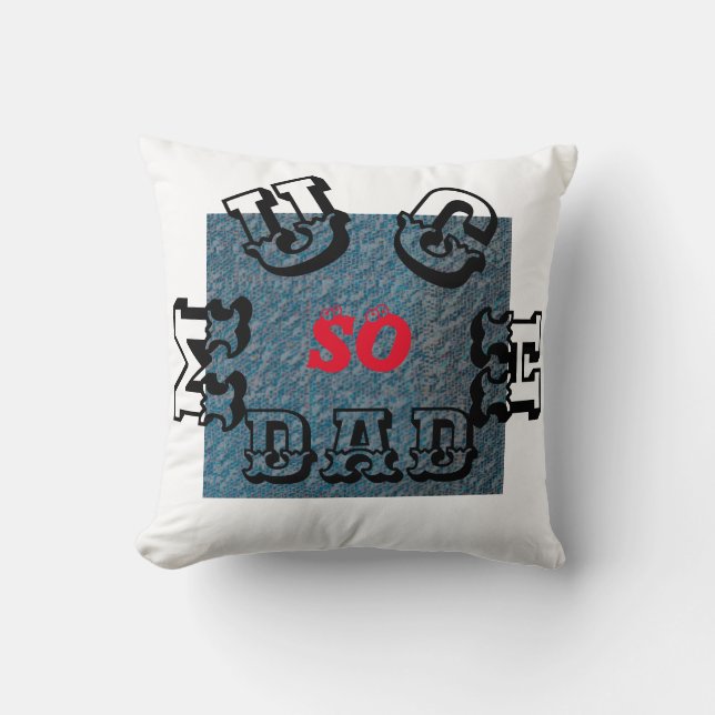 COUSSIN TELLEMENT DE PAPA -NOIR-ROUGE-BLEU- JETTE (Recto)