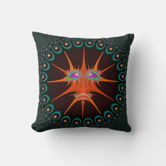 Coussin Tembusu Bug dans un cadre circulaire 24 points