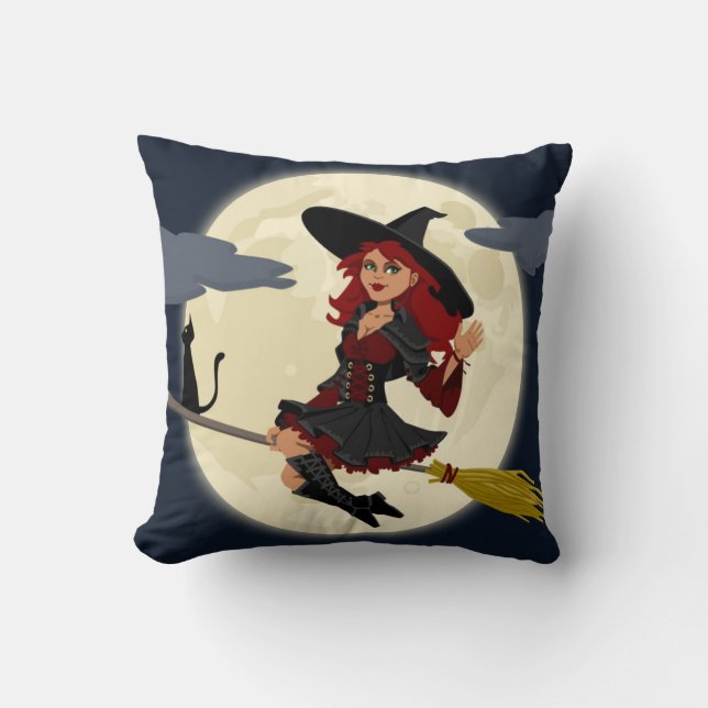 COUSSIN TÉMOIN HALLOWEEN REDHEADED (Recto)