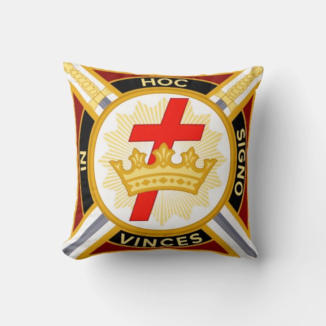 Coussin Templier de Chevalier (Recto)