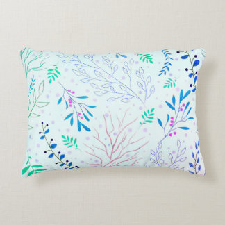 Coussin tendance bleu Accent
