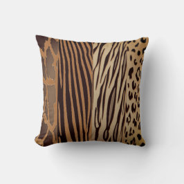 Coussin Tendance Rustique Animal imprimé Zebra Stripe Cous