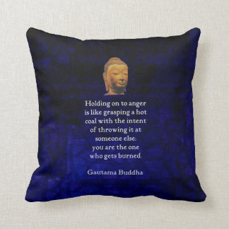 Coussin Tenir À La Colère Citation De Bouddha Inspirationn