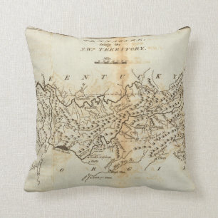 Coussin Tennassee récemment le territoire du sud-ouest