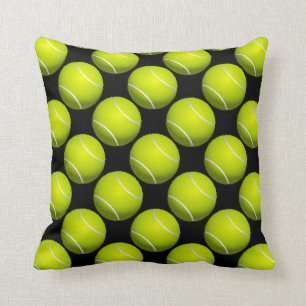 Coussin Tennis Ball Design Jeu d'oreiller