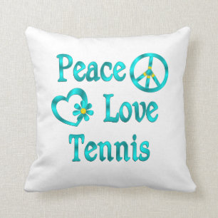 Coussin Tennis d'amour de paix