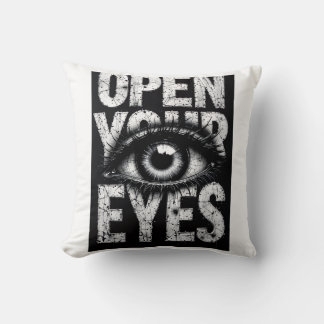 Coussin Tenue de rue grunge pour les yeux ouverts