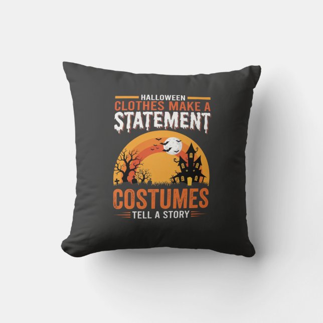 Coussin Tenues de Halloween Déclaration Conception de Mais (Recto)