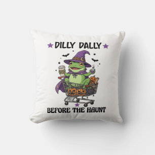 Coussin Tergiverser Avant La Grenouille Fantôme De Shoppin