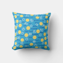 Coussin Termes de tennis