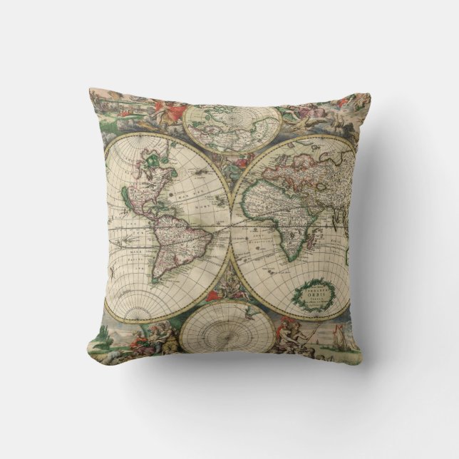 Coussin Terrarum Orbis Tabula (Recto)