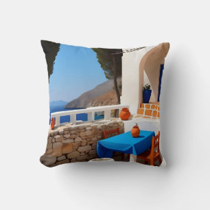 Coussin Terrasse Méditerranée Vue