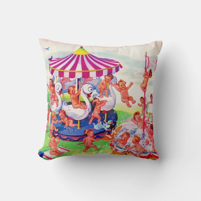 Coussin Terre bébé (Recto)