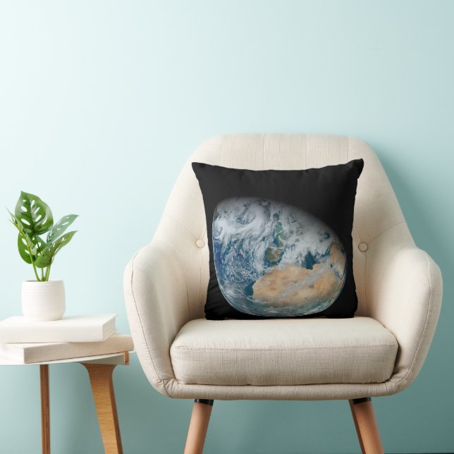 Coussin Terre Montrant L'Afrique Du Nord Et L'Europe Du Su (Chaise)