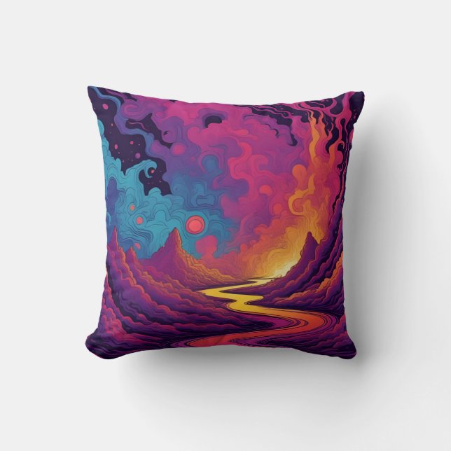 Coussin Terres Étrangères (Recto)