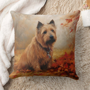 Coussin Terrier australien en automne Leaves automne Inspi