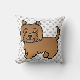 Coussin Tervueren Cairn Terrier Chien de Dessin Animé Mign