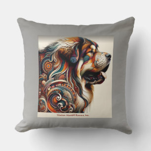 Coussin Tête colorée TM