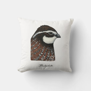 Coussin Tête de colin de Virginie