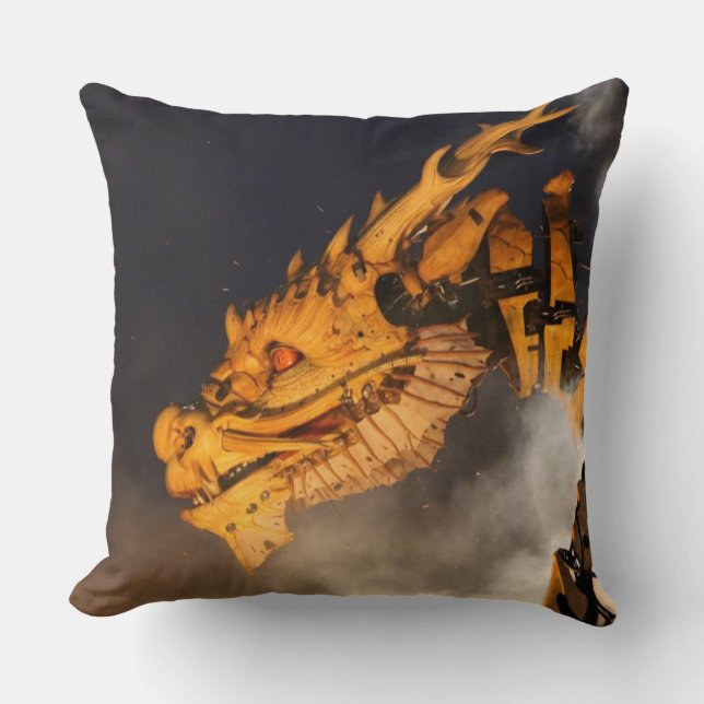Coussin Tête de dragon (Recto)