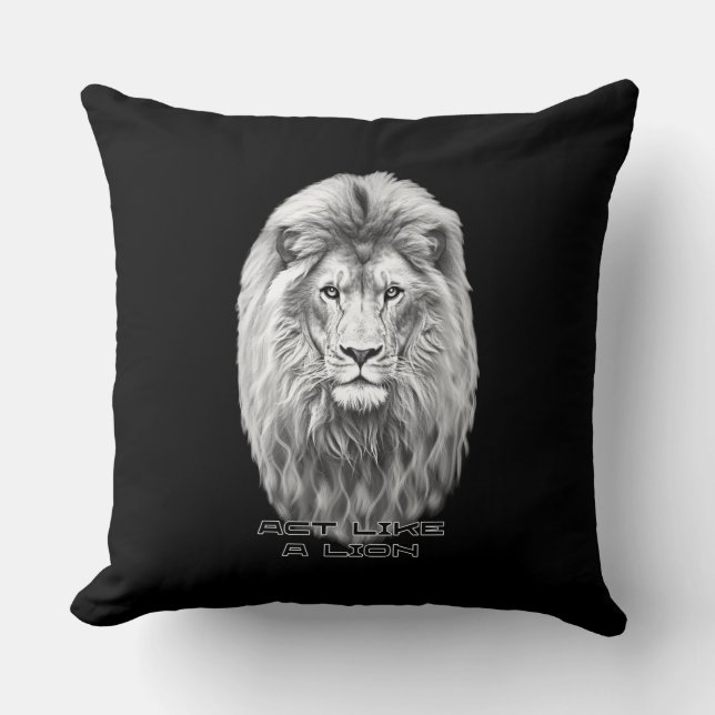 Coussin Tête de lion (Recto)