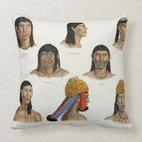 Têtes des Indiens sud-américains, des 'voyages