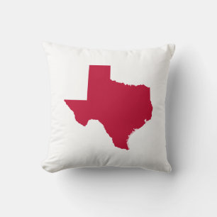 Coussin Texas en rouge